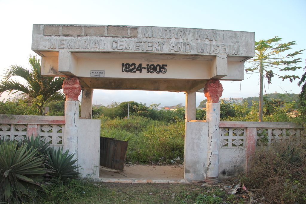 1824-1905 War Cemetery Cape Coast, entrance, photoggraphy by Remo Kurka, Central region, ghana